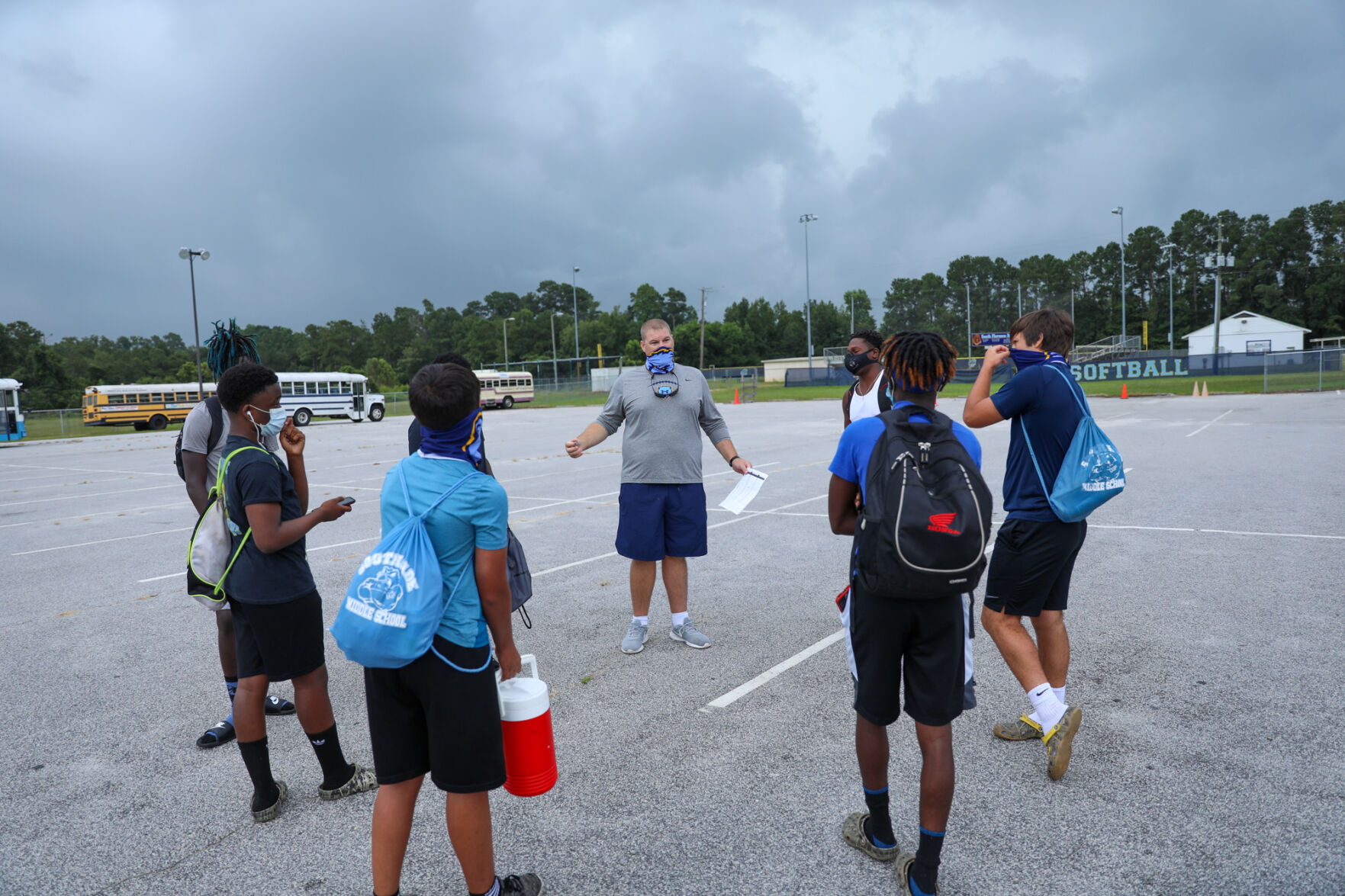 South Florence football workouts, August 3, 2020